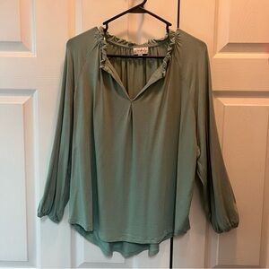 Sage Green Blouse